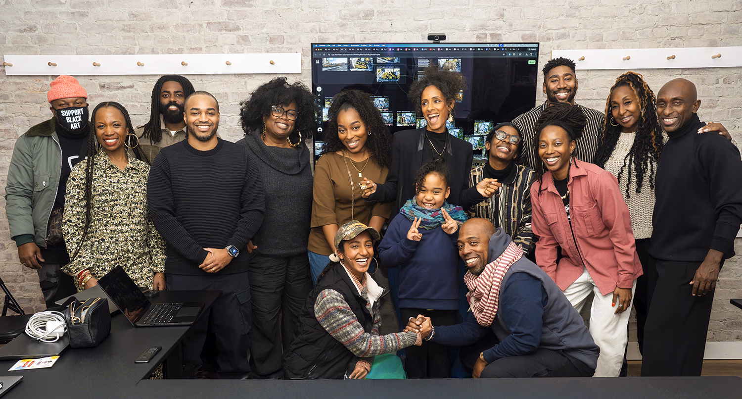 Prompt & Purpose participants at the Bed-Stuy community hackathon