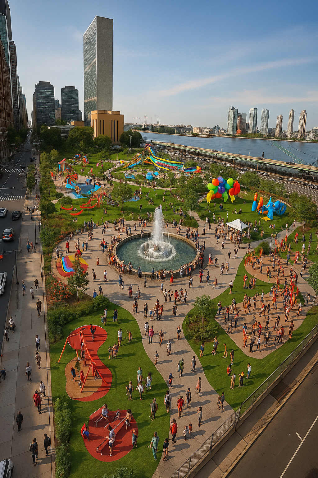 A second Sora-generated future for the vacant lot